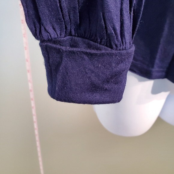 Ladies, Small, Alice by Temperley, Purple, Black, Long Sleeve Top, Stretchy - Picture 4 of 13